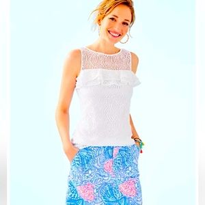 Lilly Pulitzer Janine Eyelet Top